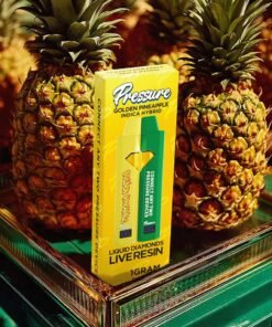 Pressure Extracts Golden Pineapple